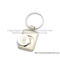 Key holder with trolley coin