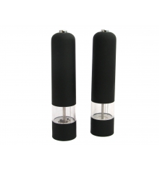 Salt and pepper mill, battery-operated
