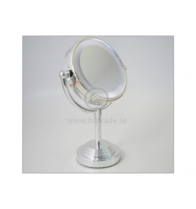 Makeup mirror with light