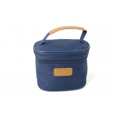 Blue vanity bag