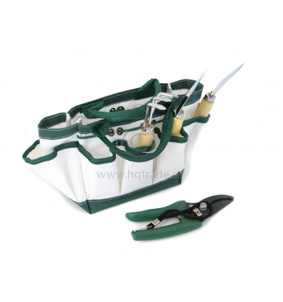 Garden tool set in bag