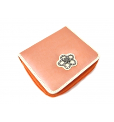 Orange plånbok