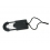 Black luggage tag