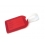 Red luggage tag