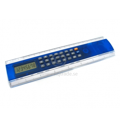 Ruler with calculator