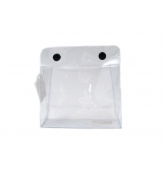 Cosmetic bag in plastic