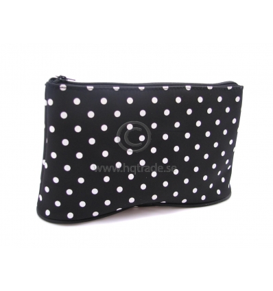 Black cosmetic bag