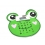 Calculator with frog design