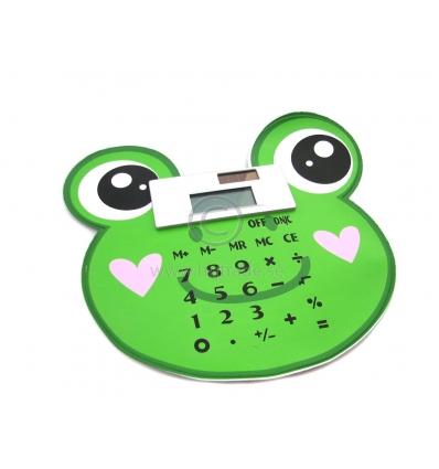 Calculator with frog design