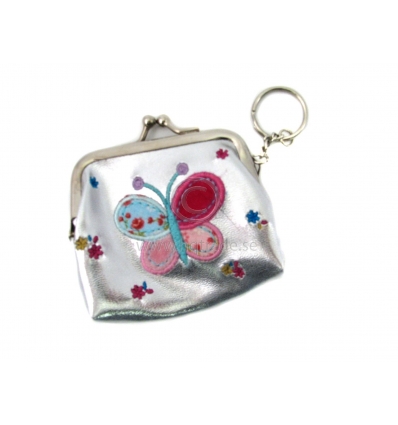 Keychain purse butterfly