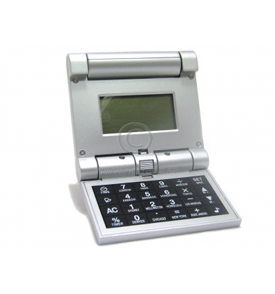 Foldable world time calculator