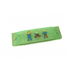 Plastic harmonica