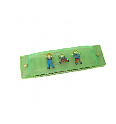 Plastic harmonica