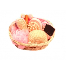 Massage set in basket