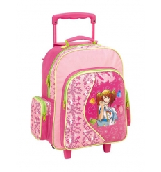 Travel bag with wheels for children