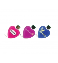 USB flash drive - heart shaped