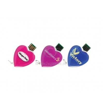 USB flash drive - heart shaped