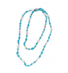 Necklace turquoise colour