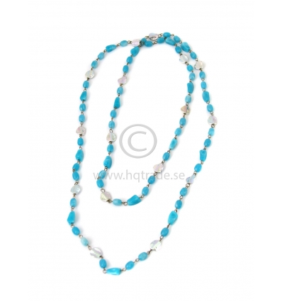 Necklace turquoise colour