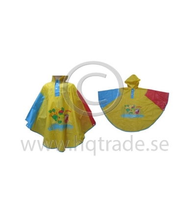 Childrens rain poncho