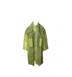 Yellow rain poncho