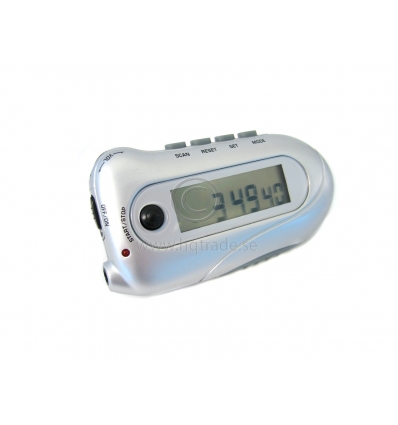 Pedometer with radio