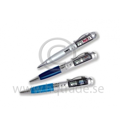 Advertising ball pen with LCD