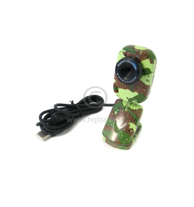Camouflage-färgad webbkamera