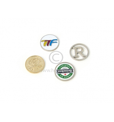 Coins with logo