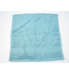 Green bamboo face towel - small