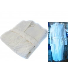 Bamboo fiber bathrobe - waffle