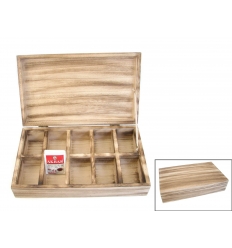 Wooden tea case