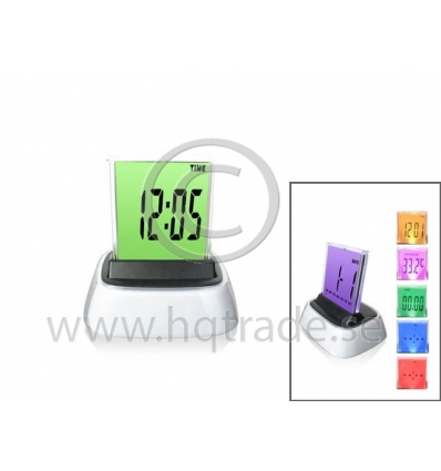 Colour changing clock