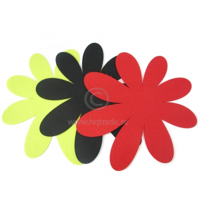 Pot mat in felt - flower