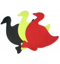 Pot mat in felt - duck