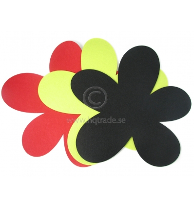 Pot mat in felt - flower