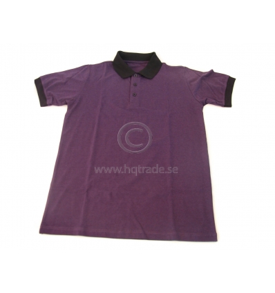 Polo shirt in bamboo and organic cotton material