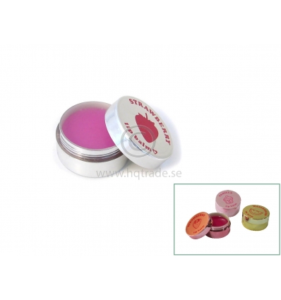 Lip balm in tin jar