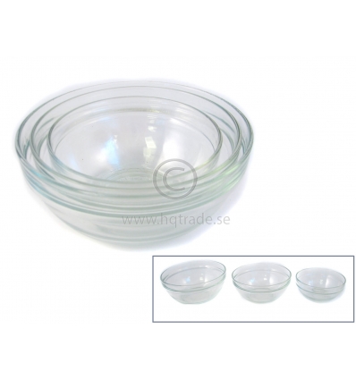 Glass bowl set