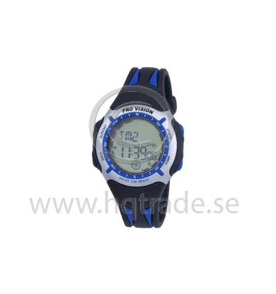 Digital compass watch