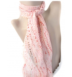 Scarf with dots