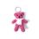 Pink bear in keychain
