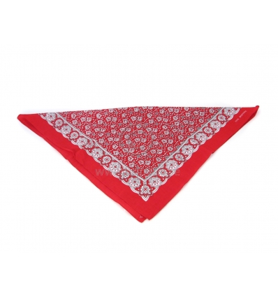 Röd och vit bandana