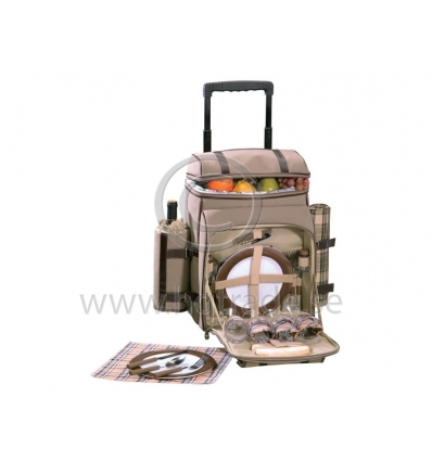 4 person picnic backpack with trolley