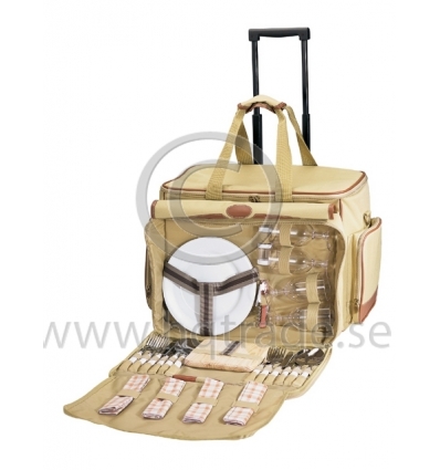 4 person picnic backpack with trolley