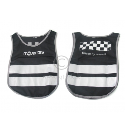 Childrens safety vest - black