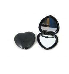 Heartshaped pocket mirror