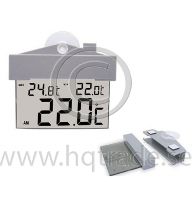 Thermometer with suction cup