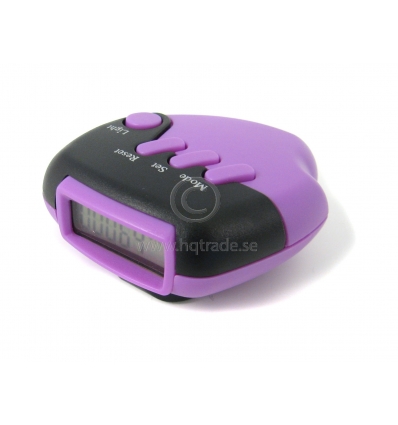 Stepcounter with flashlight