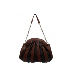 Striped handbag